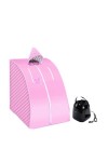 Couverture de sauna portable Tente portative de pièce de Sauna de vapeur avec le Pot de vapeur du chapeau 2.0L, support en mé