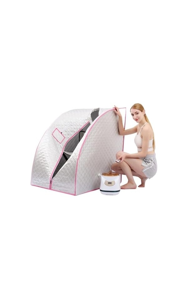 Couverture de sauna portable Salle de sauna dintérieur appropriée infrarouge portative portative à distance dune personne f