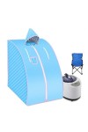 Couverture de sauna portable Tente à vapeur portable, sauna, bain à domicile, 1000 W, 2,0 L, comprend une chaise pliable, fac