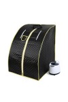 Couverture de sauna portable Tente à vapeur portable, sauna, bain à domicile, 1000 W, 2,0 L, comprend une chaise pliable, fac