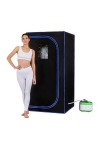 Couverture de Sauna Portable Tente Pliable for 1 Personne, Sauna à lozone for Tout Le Corps, Spa, Salle de Sauna à Vapeur Po