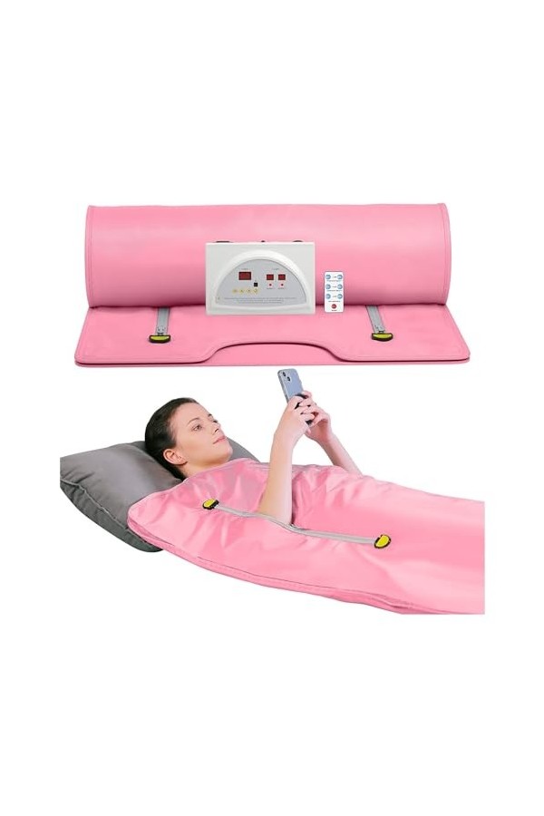 Couverture de sauna portable Couverture de sauna brûlante de graisse, couverture de sauna chauffante en tissu Oxford for déto