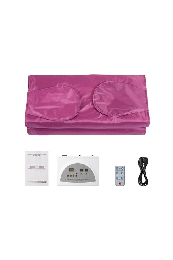 Couverture de sauna portable Couverture de Sauna infrarouge améliorée, amincissante, brûle les graisses, couverture chauffant