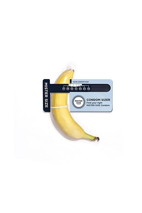MISTER SIZE Condom Sizer anglais - Déterminez maintenant votre taille de préservatif