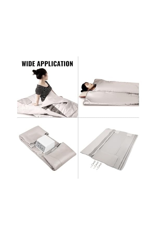 Couverture de sauna portable Couverture de Sauna infrarouge amincissante professionnel for perdre du poids, couverture de Sau