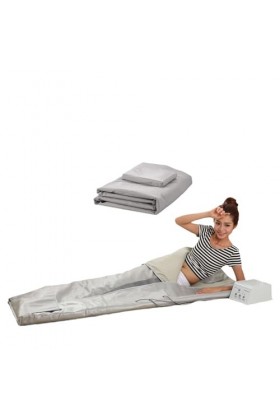 Couverture de sauna portable Couverture de sauna infrarouge lointain, couverture de sauna en sapin de perte de poids à 3 zone