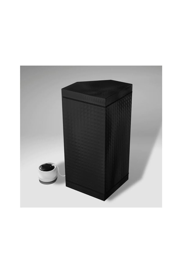 Couverture de sauna portable Sauna à vapeur for tout le corps, boîte portative de chauffa 2000W 4,2l, Support de tuyau en aci