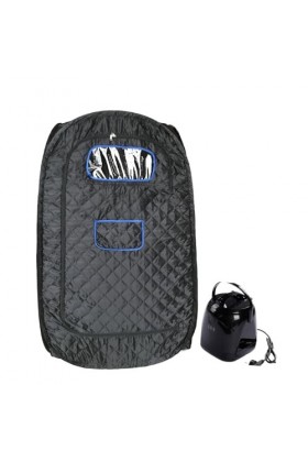 Couverture de sauna portable Tente de SPA de Sauna à vapeur portative pleine grandeur, Mini salle de bain 1000W 2.0L cabine d