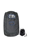 Couverture de sauna portable Tente de SPA de Sauna à vapeur portative pleine grandeur, Mini salle de bain 1000W 2.0L cabine d