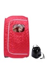 Couverture de sauna portable Tente de SPA de Sauna à vapeur portative pleine grandeur, Mini salle de bain 1000W 2.0L cabine d