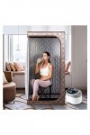 Couverture de sauna portable Ensemble de sauna à vapeur for tout le corps, grand pot à vapeur de 4 L, spa for une personne, a