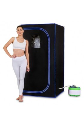 Couverture de sauna portable Tente complète de plus grande tail for Sauna, un Spa personnel, 4l, vapeur, facilite linsomnie,