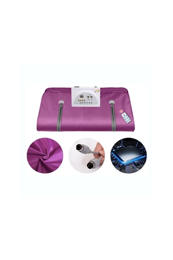 Couverture de sauna infrarouge Pas de sac de vapeur de désintoxication, couverture déchappement dacide de sauna froid de dé