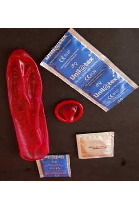 Préservatifs saveur&nbsp;144 pièces aux fraises