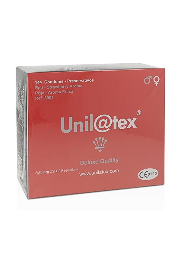 Préservatifs saveur&nbsp;144 pièces aux fraises