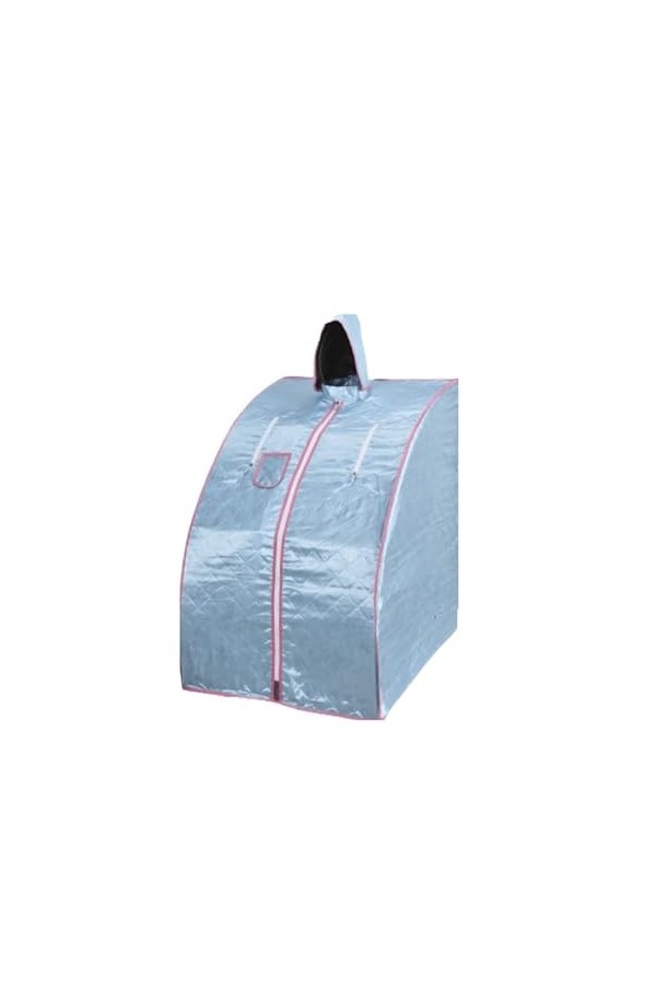 Couverture de sauna infrarouge Tente portative de pièce de Sauna de vapeur avec le chapeau, support en métal fort dacier ino