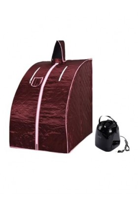 Couverture de sauna infrarouge Salle portative de générateur de sauna à vapeur, pot de vapeur 2.0L amincissant le support en 