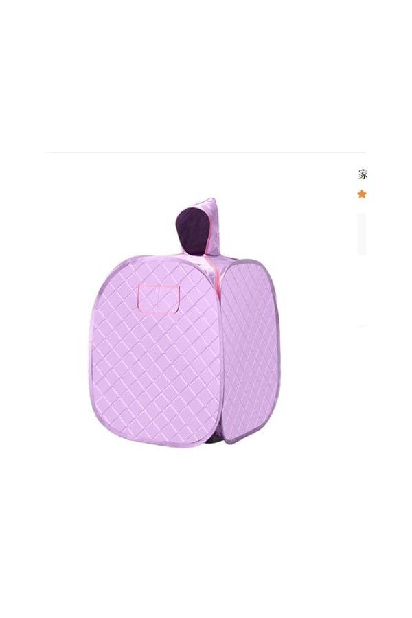 Couverture de sauna portable Boîte de Sauna pliable à vapeur for une personne, for salle de Spa, perte de poids, corps comple