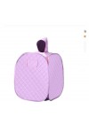 Couverture de sauna portable Boîte de Sauna pliable à vapeur for une personne, for salle de Spa, perte de poids, corps comple