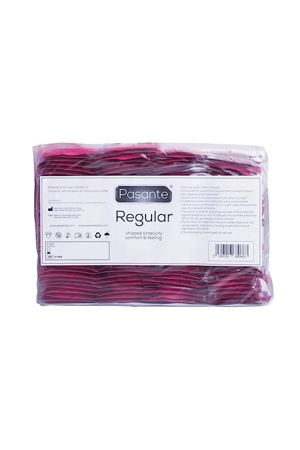 Pasante Lot de 72 préservatifs standard
