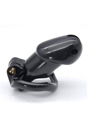 16HAO Dispositif pour Homme avec Cage de Protection en résine Naturelle Noire Longue 4 spécifications -45