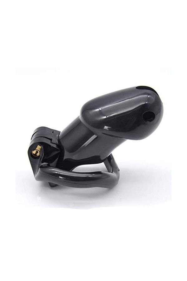 16HAO Dispositif pour Homme avec Cage de Protection en résine Naturelle Noire Longue 4 spécifications -45