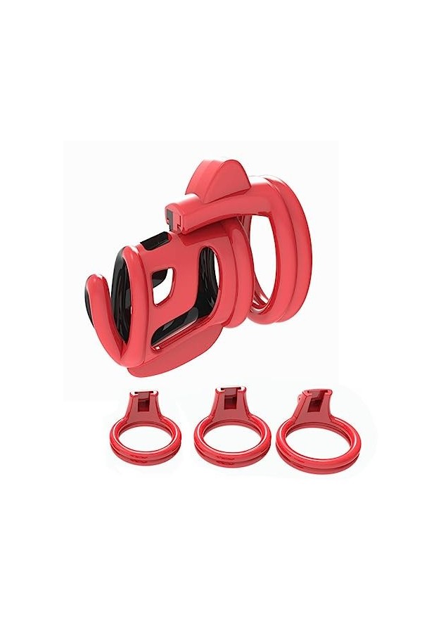 HUNTVE Cage pour Homme tête Cou Cage de Verrouillage en métal, Surface Super Douce et Lisse