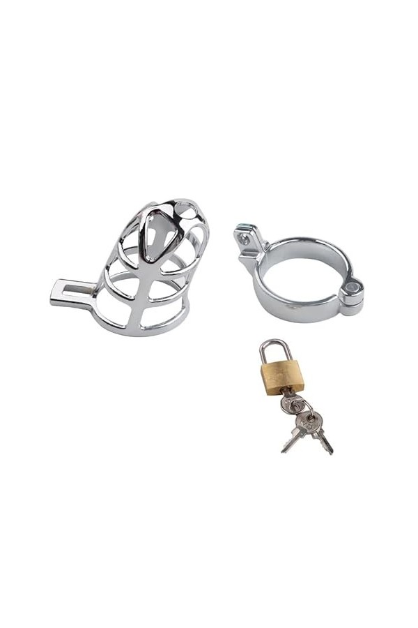 POSLAB Idéal pour profiter dun entraînement efficace Cage en acier inoxydable, cage dentraînement protectrice argent B-11