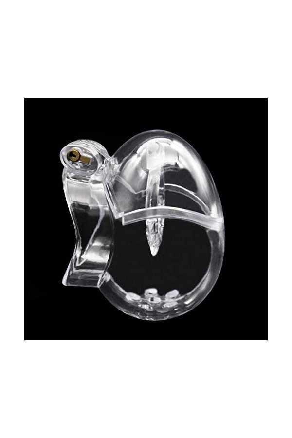 BICIBO Cage Transparente avec Fermoir de Verrouillage Invisible Full Wrap pour la Protection Sportive des Hommes 48mm :5