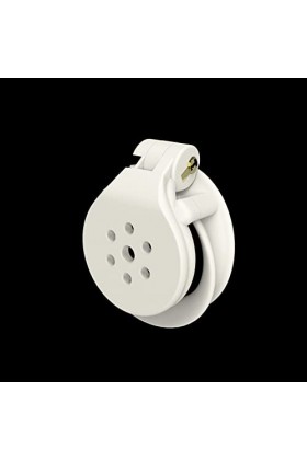 FEDIMA Cage Respirante Blanche Confortable Badminton Protection Cage de Verrouillage Hommes ღ399