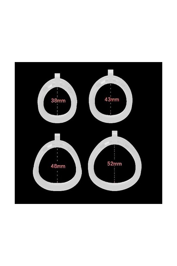 FEDIMA Cage Respirante Blanche Confortable Badminton Protection Cage de Verrouillage Hommes ღ399