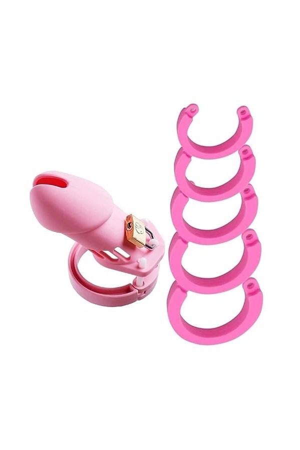 Glowdolls Homme Oiseau Confortable pour Anneau Verrouillage Mousqueton Cages Silicone Lock Toy Device Hommes Dispositif Daven