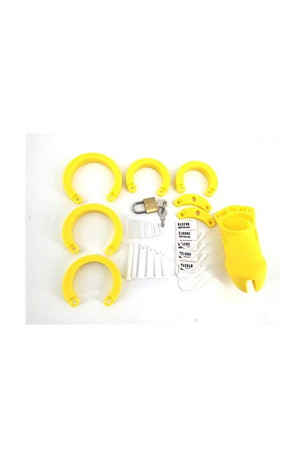 Fixations sportives pour hommes jaune 8 * 3.8 cm Convient à un large éventail de sports