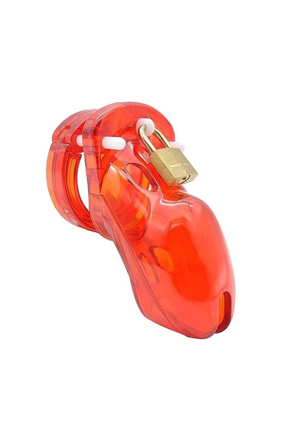 Jouet de massage en plastique extra-long avec clés et serrures, avec anneau de cinq tailles avec anneau anti-détachement,Noir