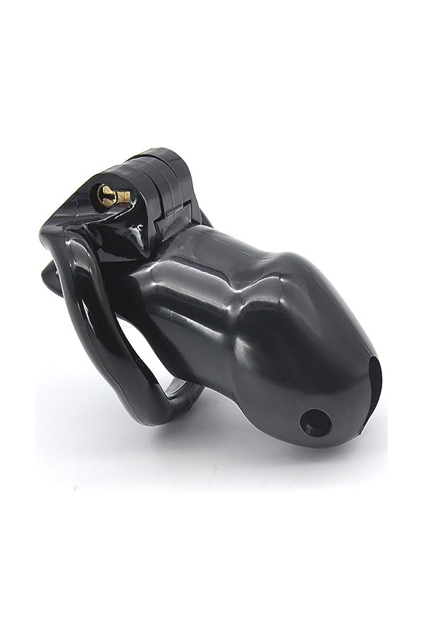 Super léger trompette ventilé jouet de massage avec clé et serrure résine avec quatre anneaux de taille,Rose