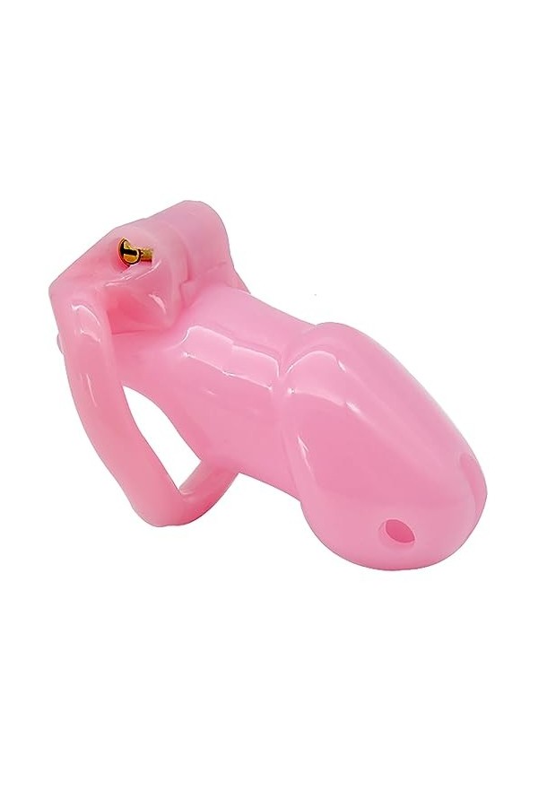 Grande cage respirante en résine ultra-légère avec quatre anneaux de taille,Noir