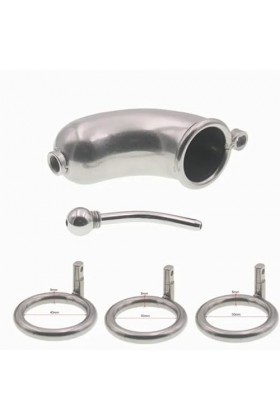 CZZSiug Cage métallique en Acier Inoxydable avec Cage antidérapante.