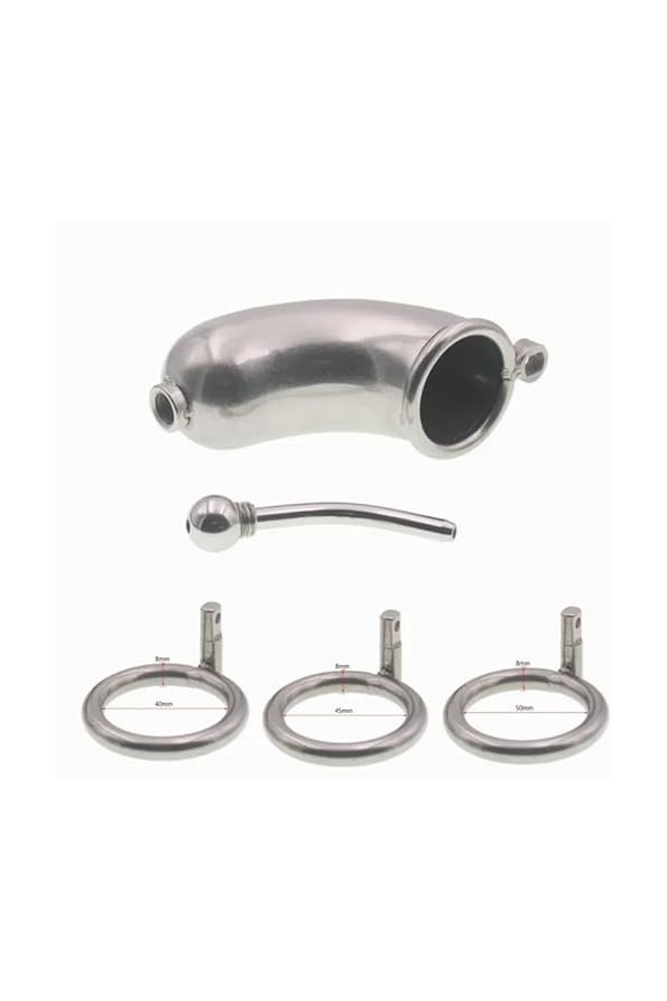 CZZSiug Cage métallique en Acier Inoxydable avec Cage antidérapante.