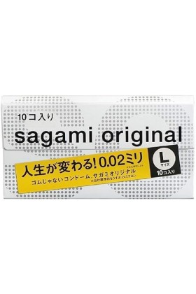 Sagami Original 002 Lot de 10 préservatifs taille L + protection HeartForCards 1 