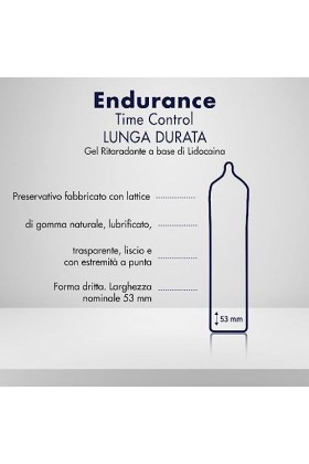 AKUEL Endurance Time control 8 pièces | préservatif retardateur compatible avec notre lubrifiant