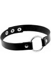 Mode Vintage Punk En Cuir Ras Du Cou Gothique Réglable Fer Cercle Collier Ras Du Cou Collier Bijoux pour Filles En Cuir Noir 