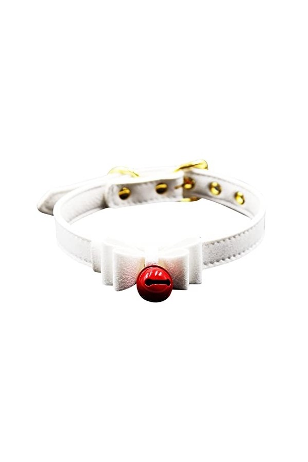 Pendentif Corde Tour De Cou Chaîne Cloche Punk Cosplay Tour De Cou En Métal Collier En Cuir Collier Collier Arc Accessoires S