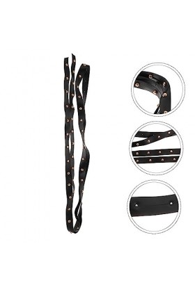 SEWACC 1 PC DIY Orange Rivets Jouet Bdsm Collier Goth Bijoux Gothique Collier Ras Du Cou Collier Ras Du Cou Pour Les Femmes R