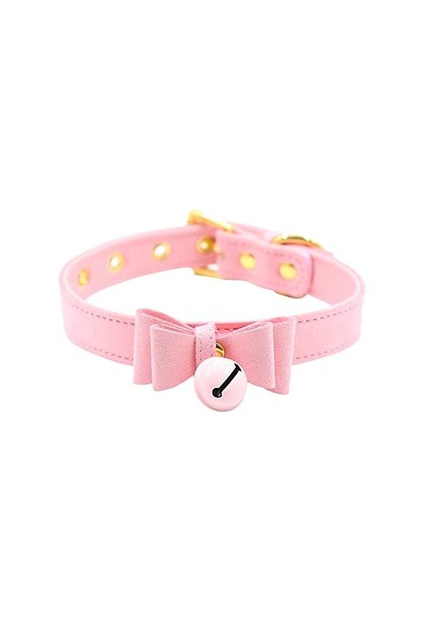 TOPKEAL Accessoires de collier punk pour femme - Chaîne en corde - Bijoux cosplay - Collier ras du cou en cuir - Collier en m