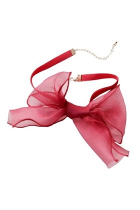 Bowknot Choker Lolit Choker Bowtie Choker Bow Choker Collier Velvet Choker Goth Choker Clavicle Chain Vintage Choker bow chok