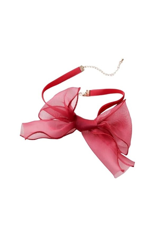 Bowknot Choker Lolit Choker Bowtie Choker Bow Choker Collier Velvet Choker Goth Choker Clavicle Chain Vintage Choker bow chok