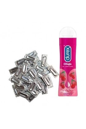 Lot de 12 paquets prophylactiques Mix Pamitex bleu naturel en latex + tous fruits Pamitex or en latex 12 pièces + gel lubrifi