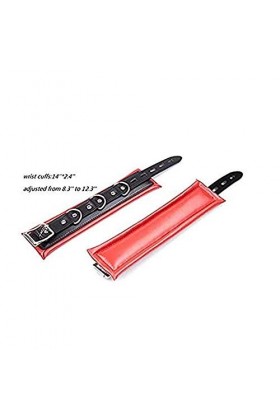 N-Keoboo Barre décartement en Acier Inoxydable Noir et Rouge