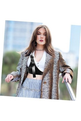 GALPADA 4 Pièces Femmes Accessoire Danse Poitrine Ceinture Poitrine Harnais Pour Femme Femmes Ceintures Pour Robe Une Épaule 