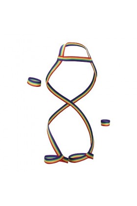 WSZJLN Ensemble de Harnais Sexy pour Hommes, Licou, Bretelles de Poitrine, Ceintures de Lingerie ajourées, Bracelet de Poigne